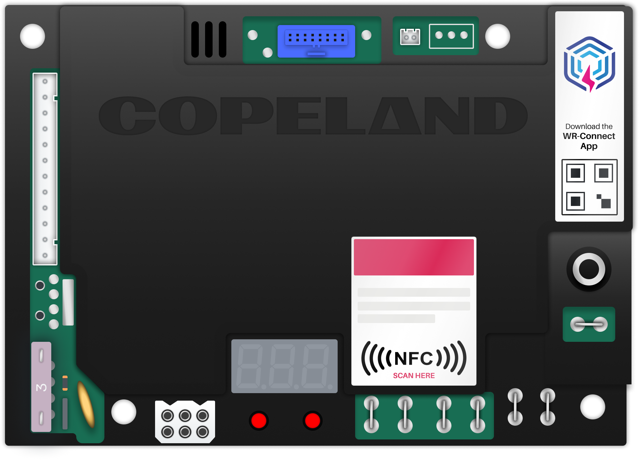 WR Connect app — NFC configuration flow for ignition control board