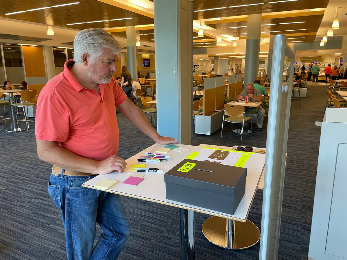 Touch 2 ID evaluation — prototypes on the table